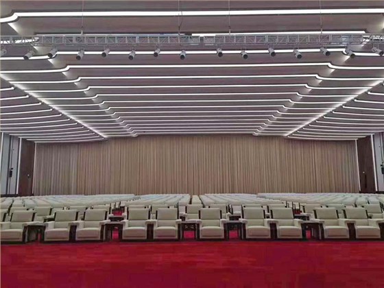 国家进口博览会主会场电动窗帘项目1