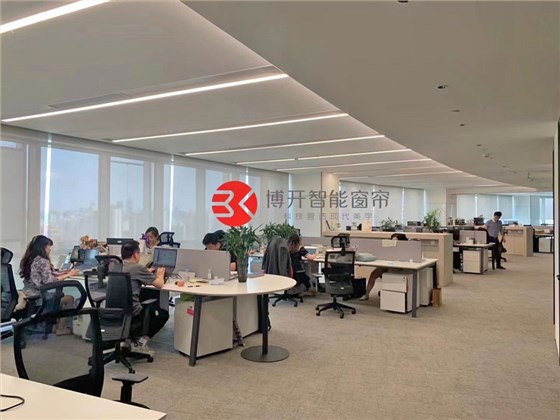 上海大华集团办公楼窗帘项目3