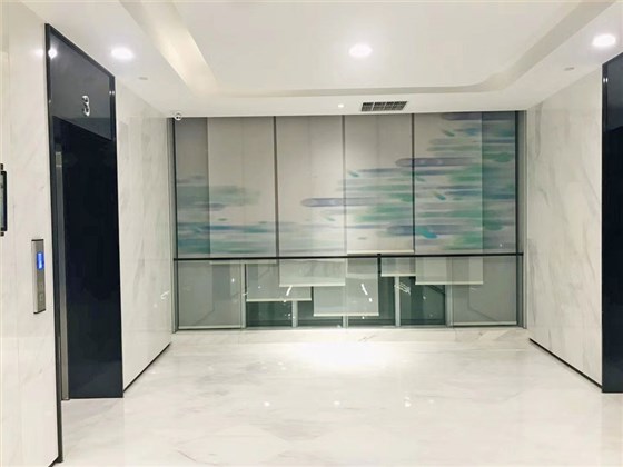 珀莱雅杭州总部图案窗帘项目5